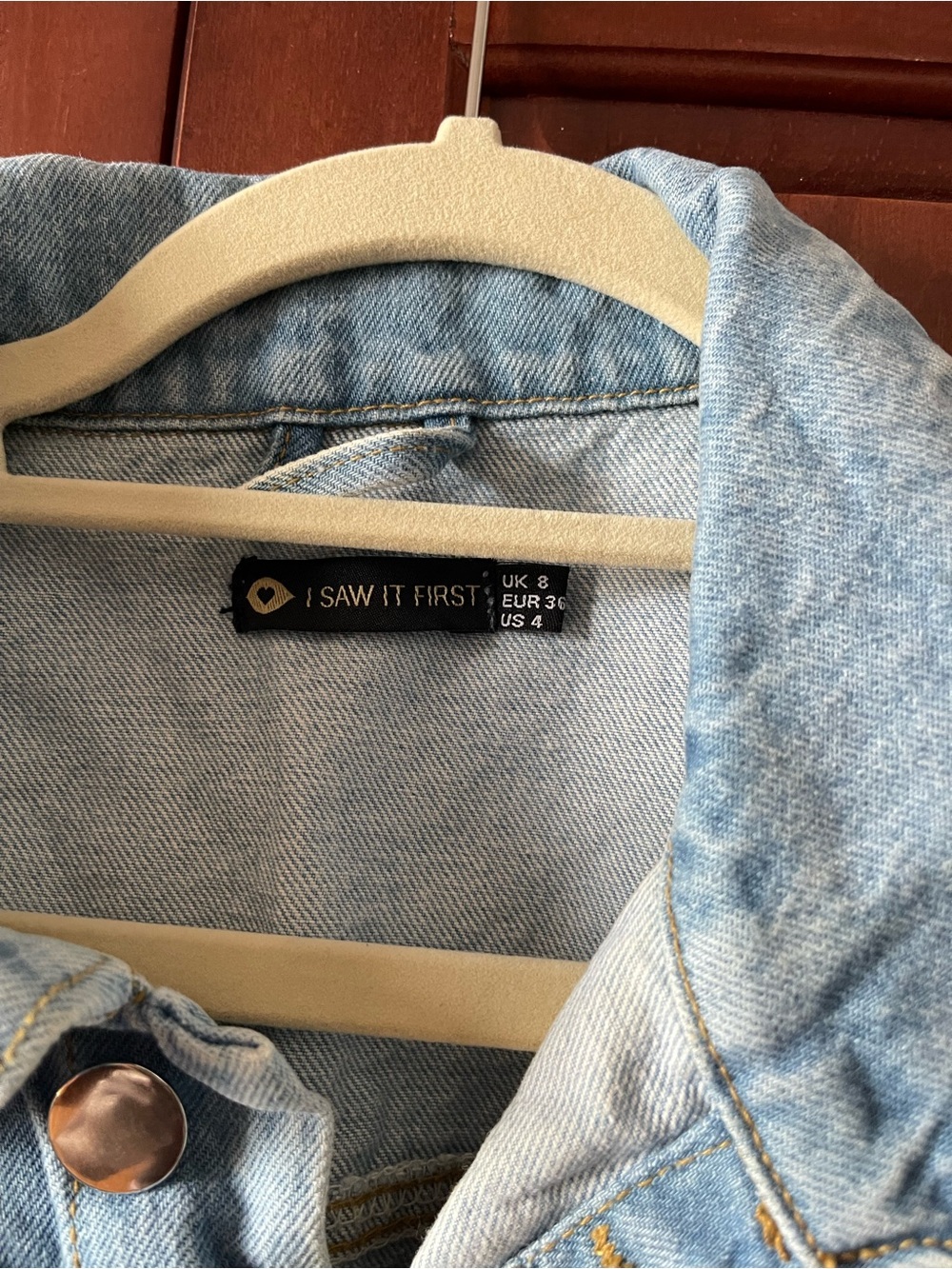 I Saw It First Light Wash Denim Dress - Picture 2 of 14